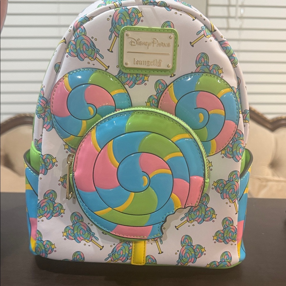 Loungefly Disney Parks Pastel Lollipop Backpack